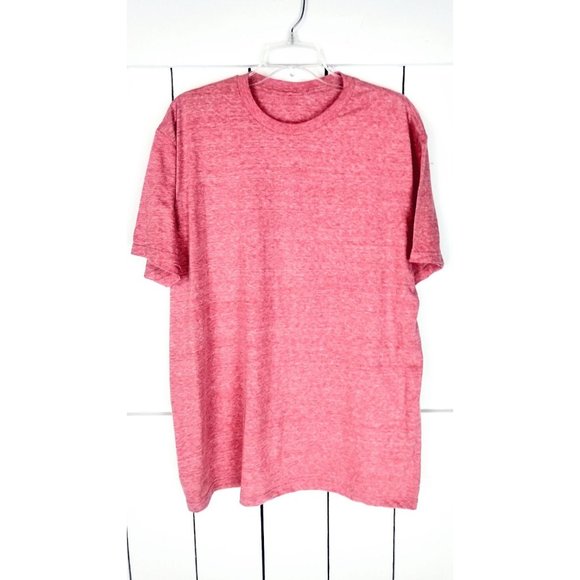Vintage basic peachy pink cotton heather tshirt - Picture 3 of 4